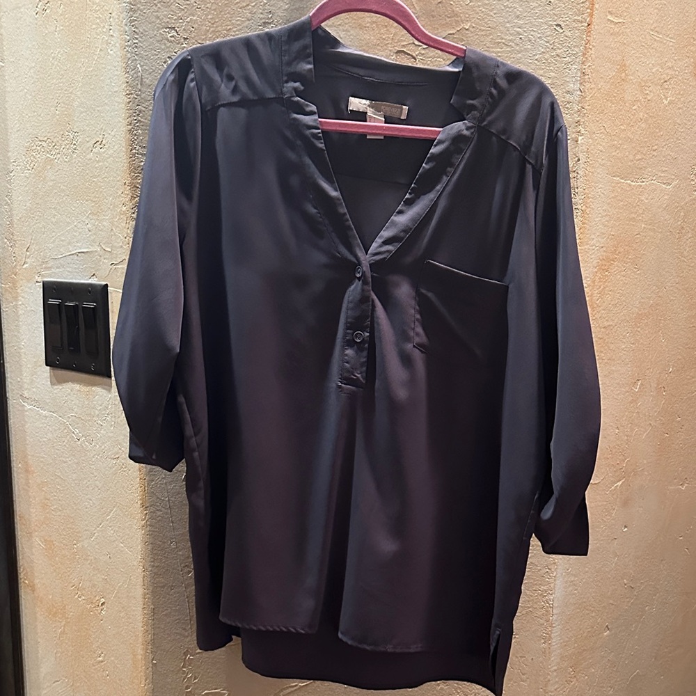 Forever 21 Navy Blouse